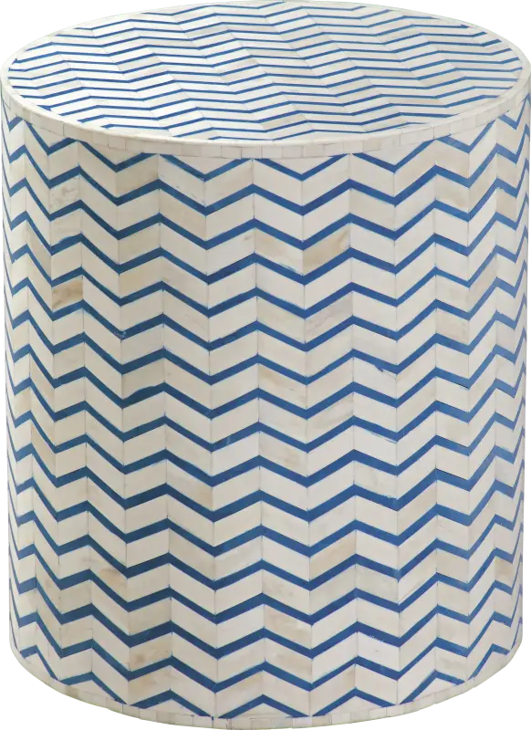 Saltonstall Blue Accent Table