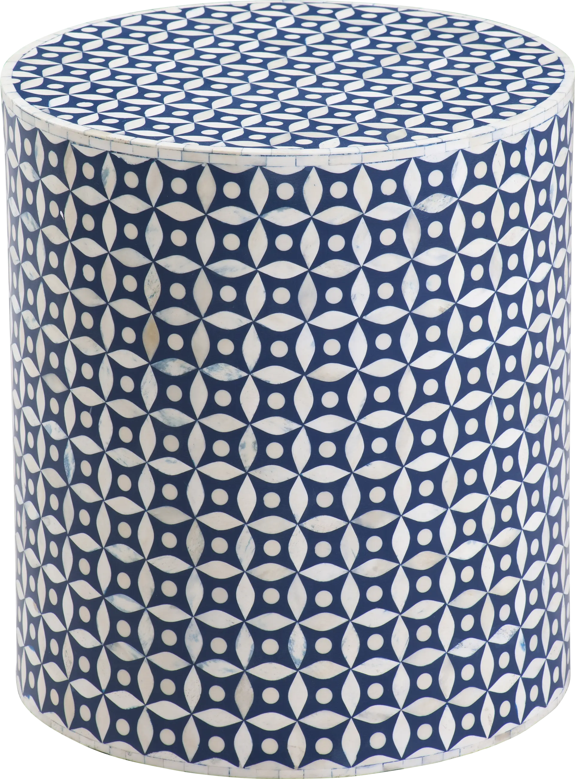 Shillaber Blue Accent Table