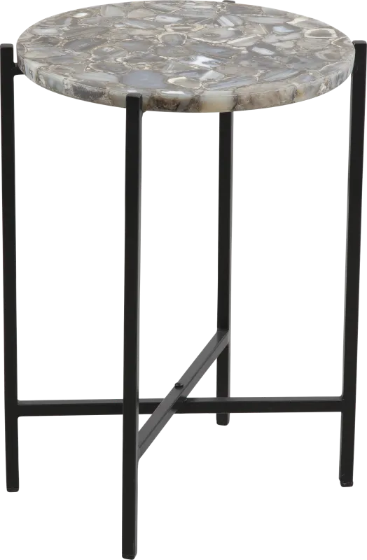 Brouilette Black Accent Table
