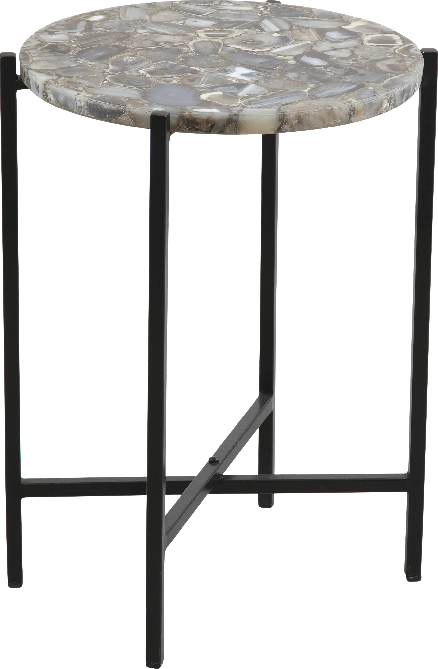 Brouilette Black Accent Table