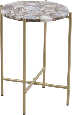 Dumerle Gold Accent Table