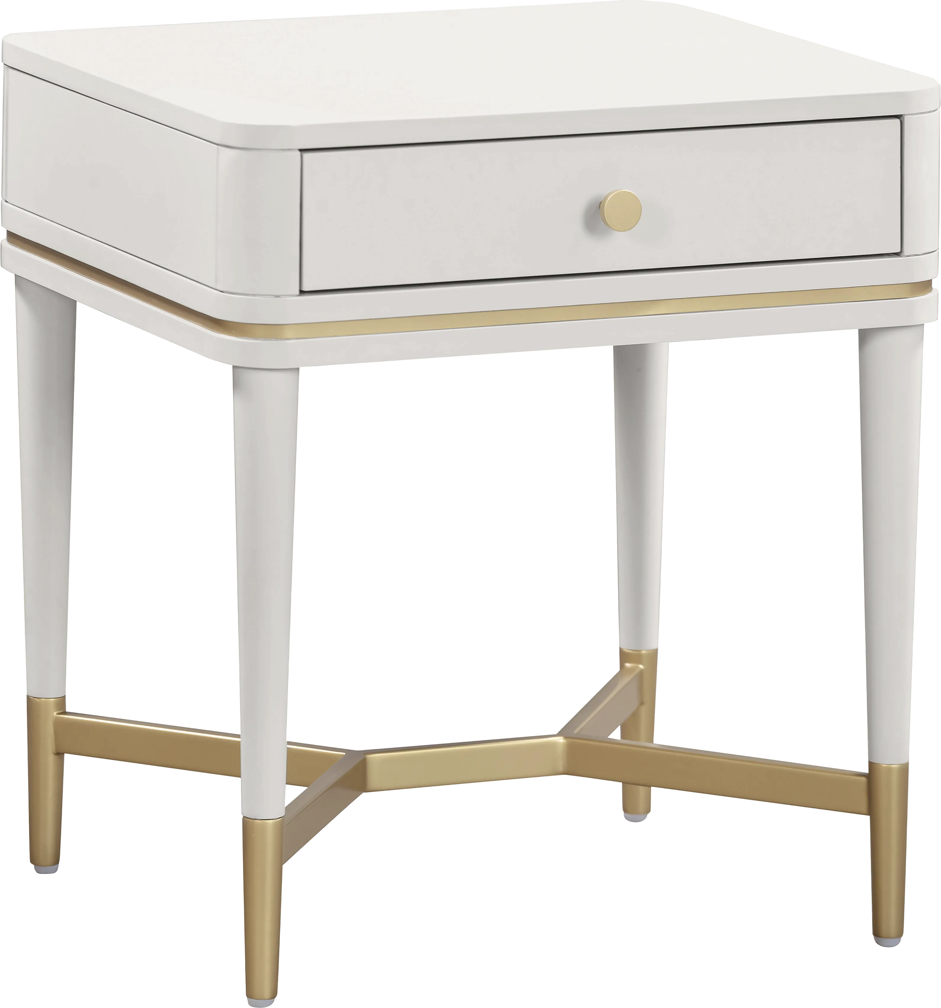 Purdon Cream Nightstand - Thumbnail - Image 1