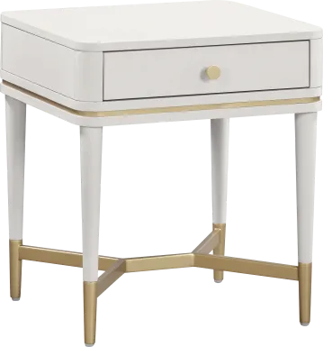 Purdon Cream Nightstand