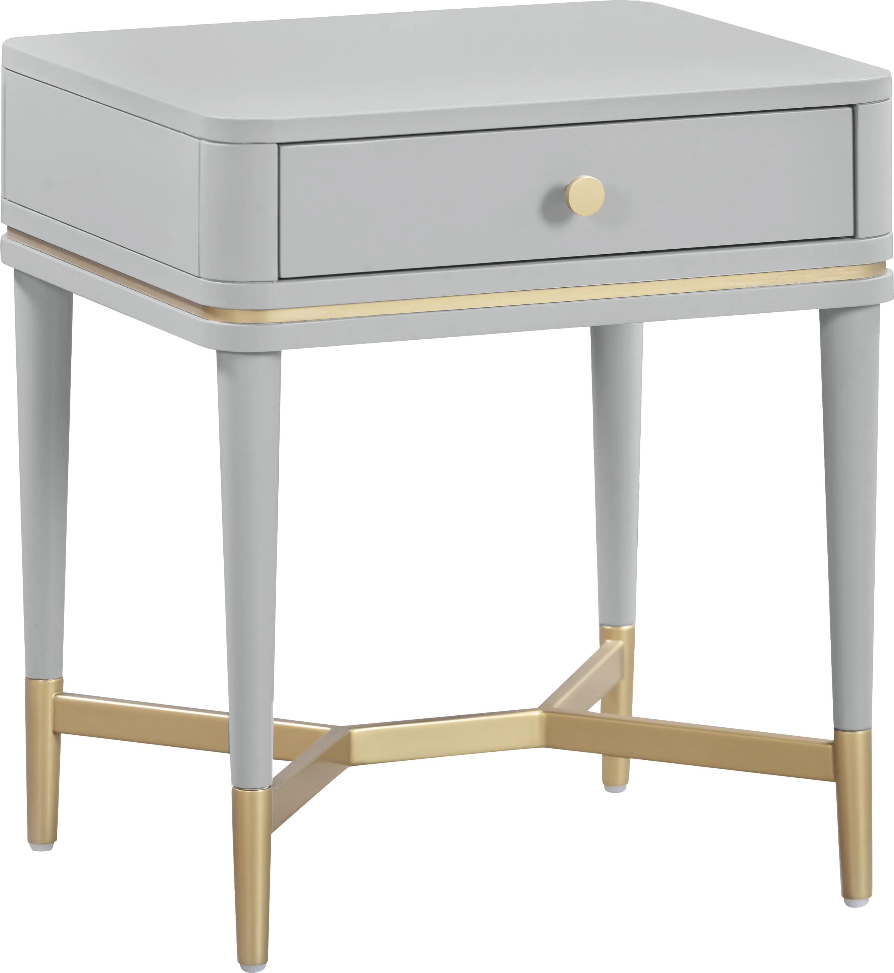 Purdon Gray Nightstand