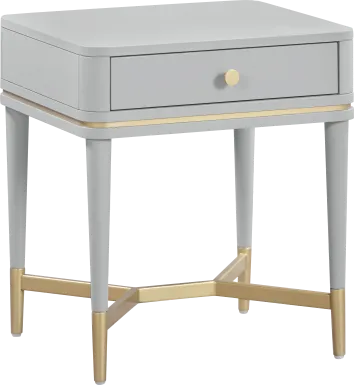 Purdon Gray Nightstand