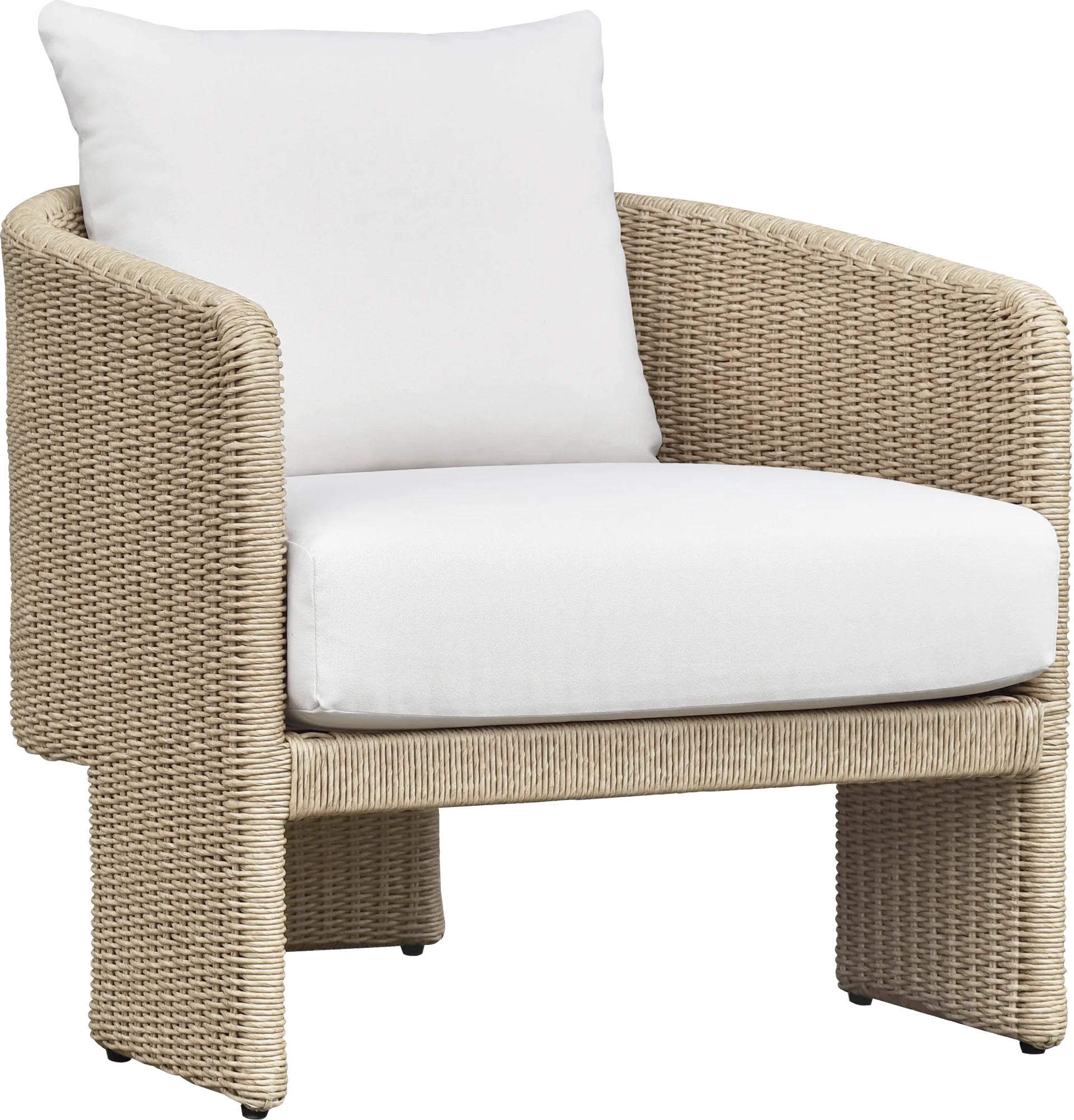 Outdoor Bresnahan Cream Accent Chair - Image 1