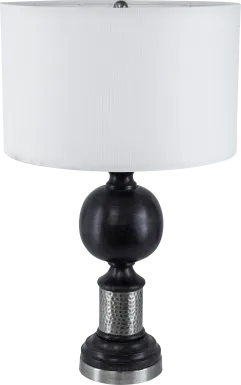 Reclinata Shade Black Lamp