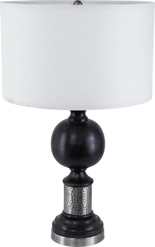 Reclinata Shade Black Lamp