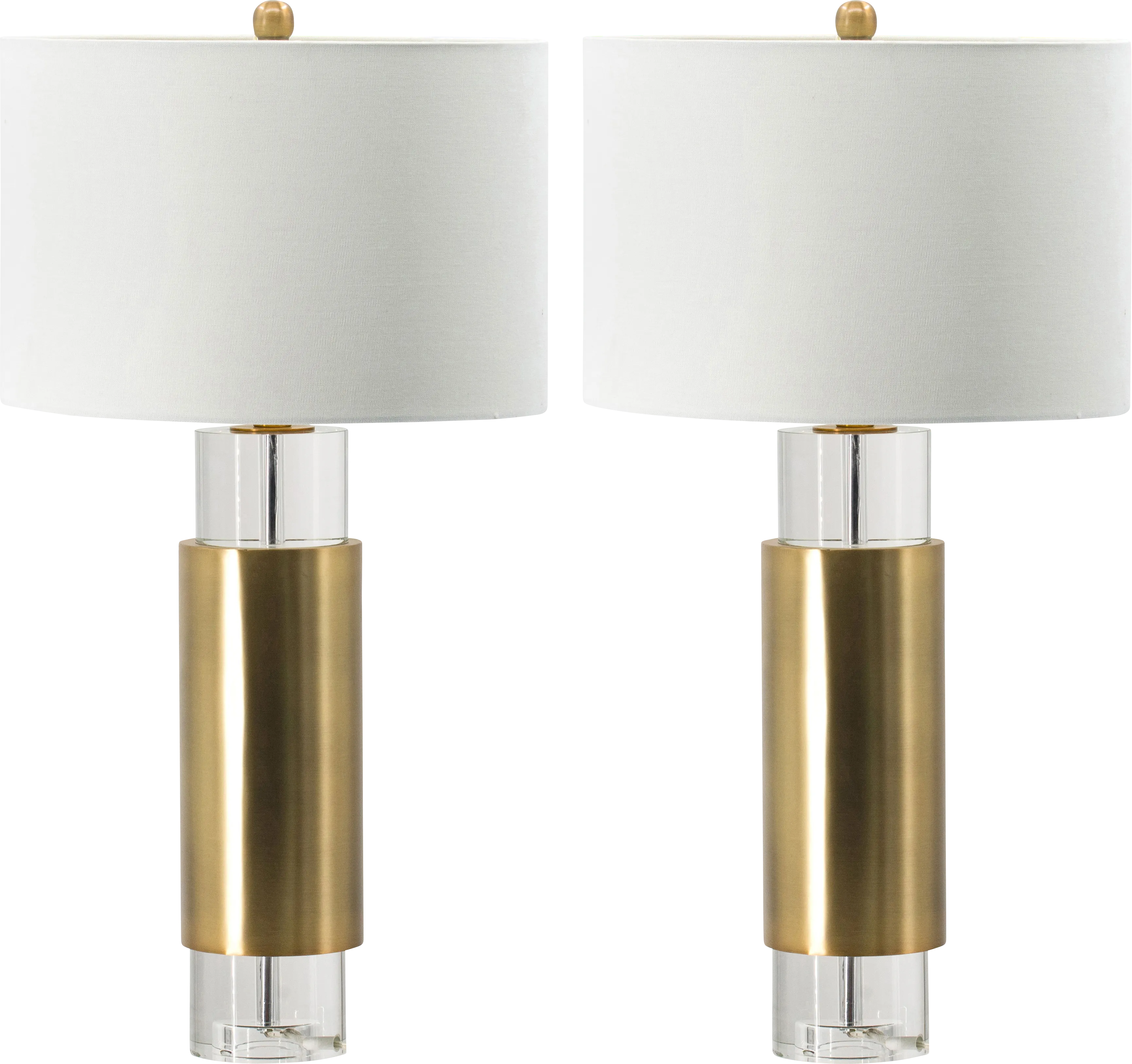 Reisling Grove Gold Table Lamps, Set of 2 - Thumbnail - Image 1