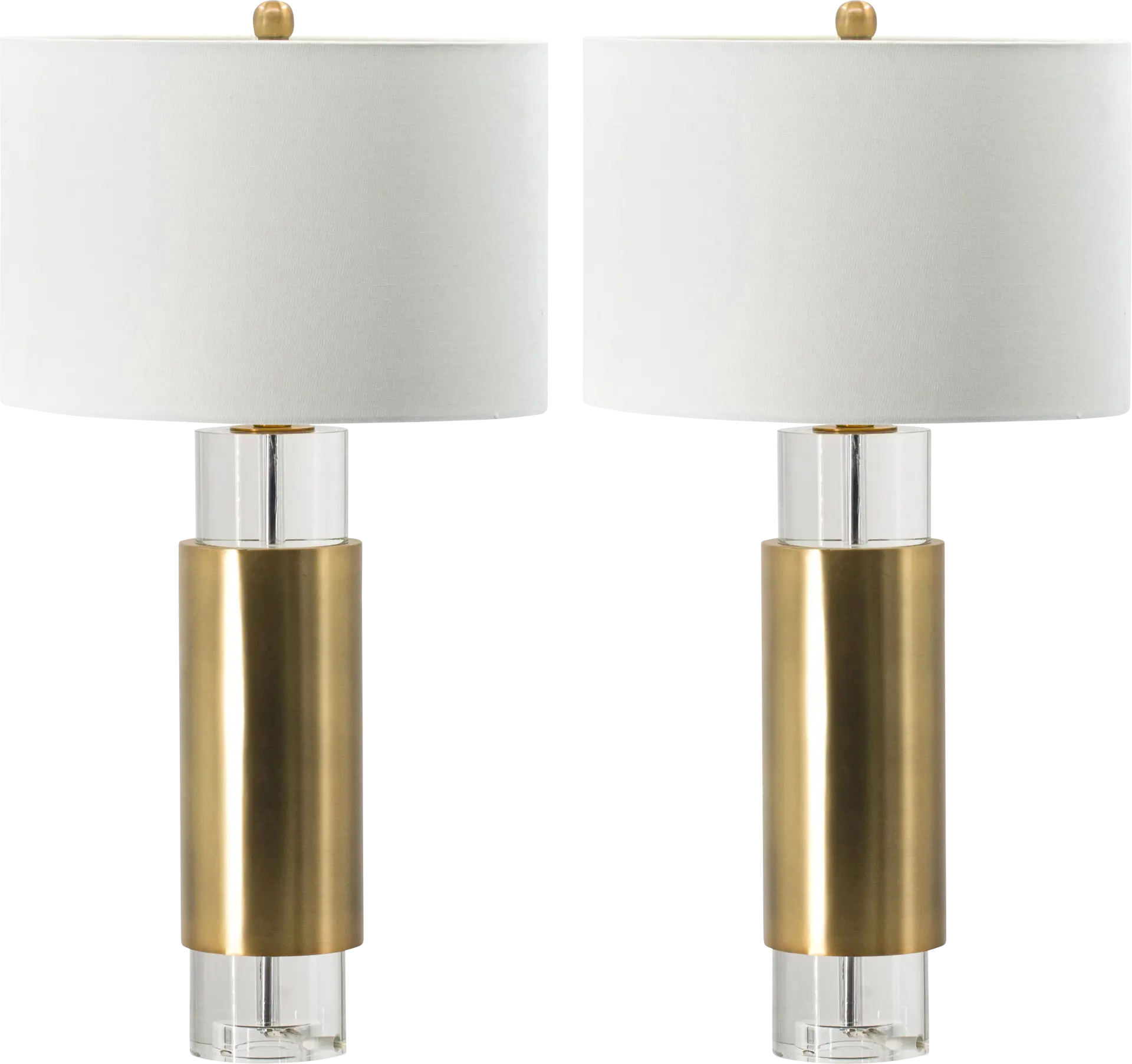 Reisling Grove Gold Table Lamps, Set of 2