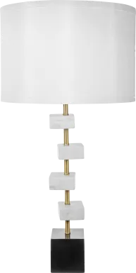 Zurraquin Avenue White Lamp