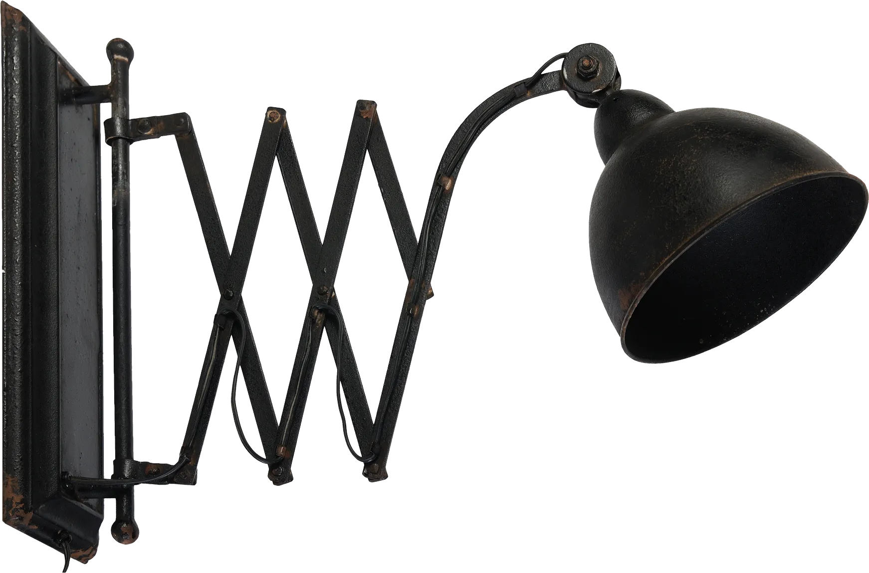 Villarreal Post Black Sconce - Thumbnail - Image 1