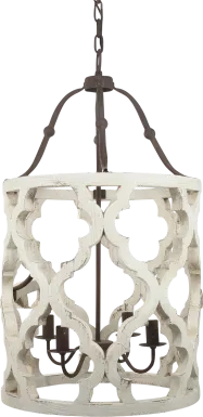 Peking Point White Chandelier