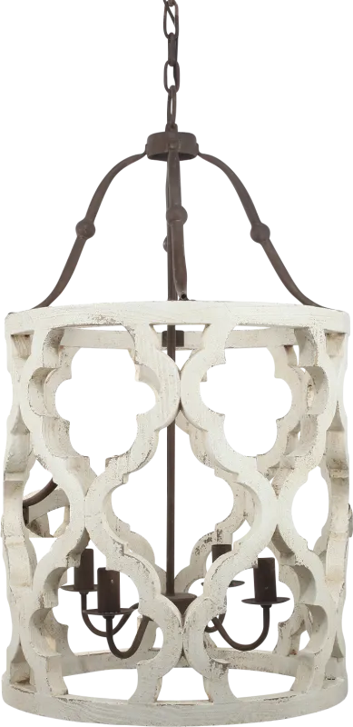 Peking Point White Chandelier