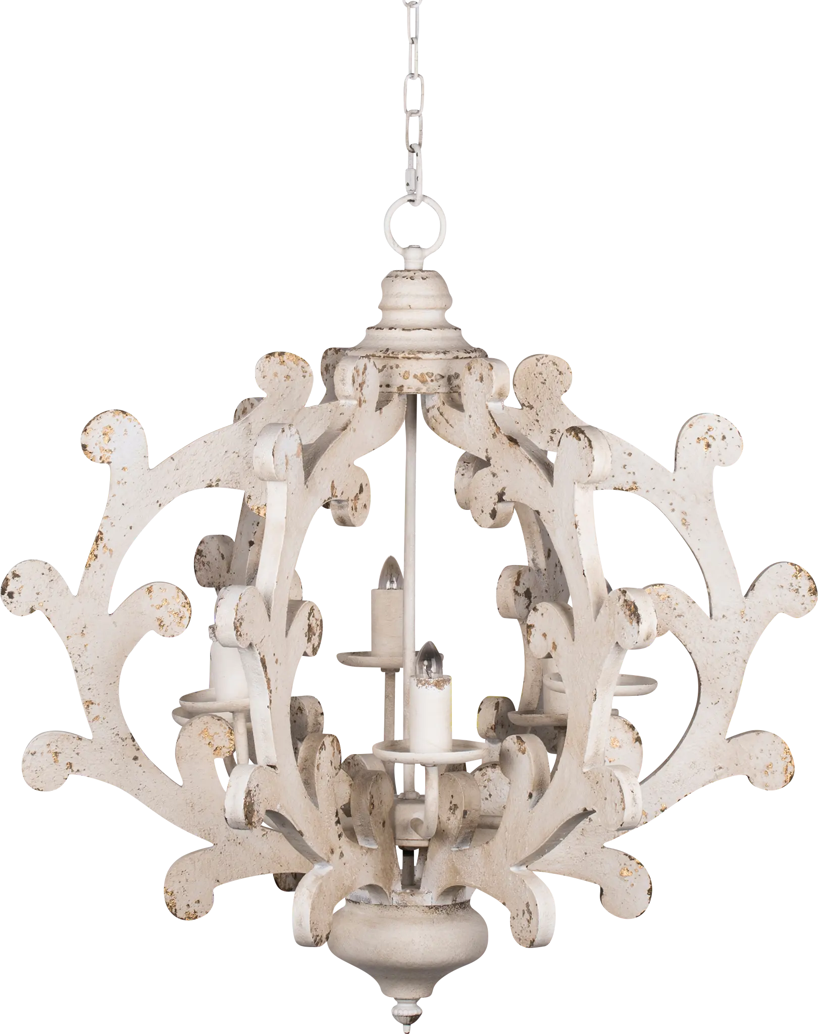 Thicket Cay White Chandelier