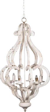 Ulrik Road Cream Chandelier