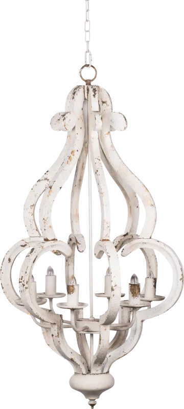 Ulrik Road Cream Chandelier