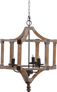 Saginaw Road Brown Chandelier