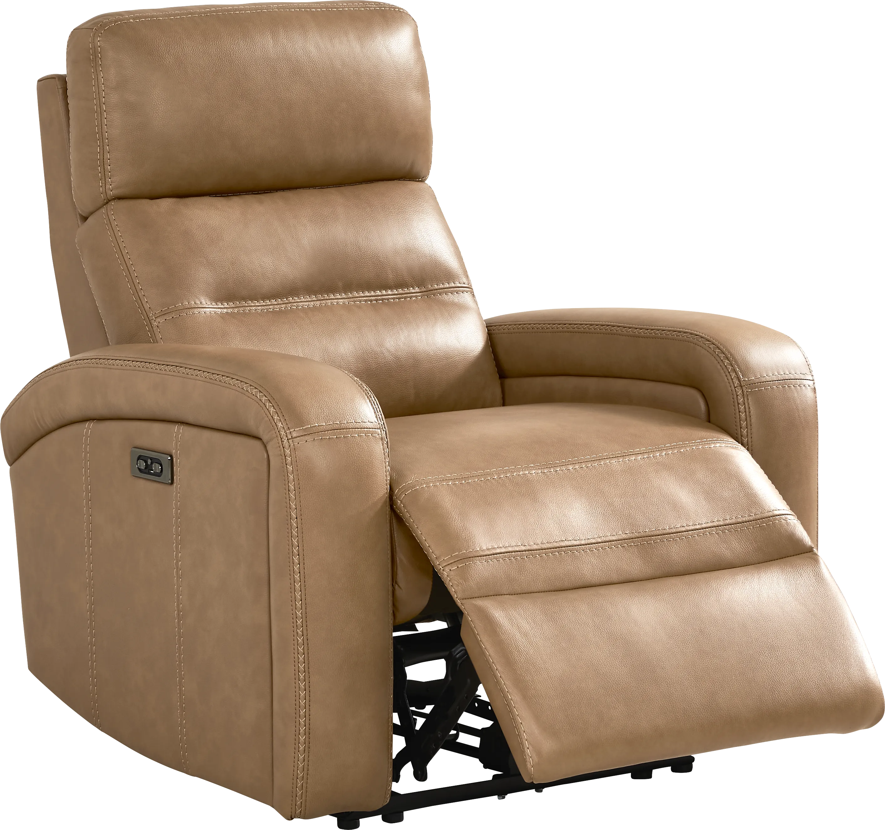 Sierra Madre Saddle Leather Dual Power Recliner - Thumbnail - Image 1