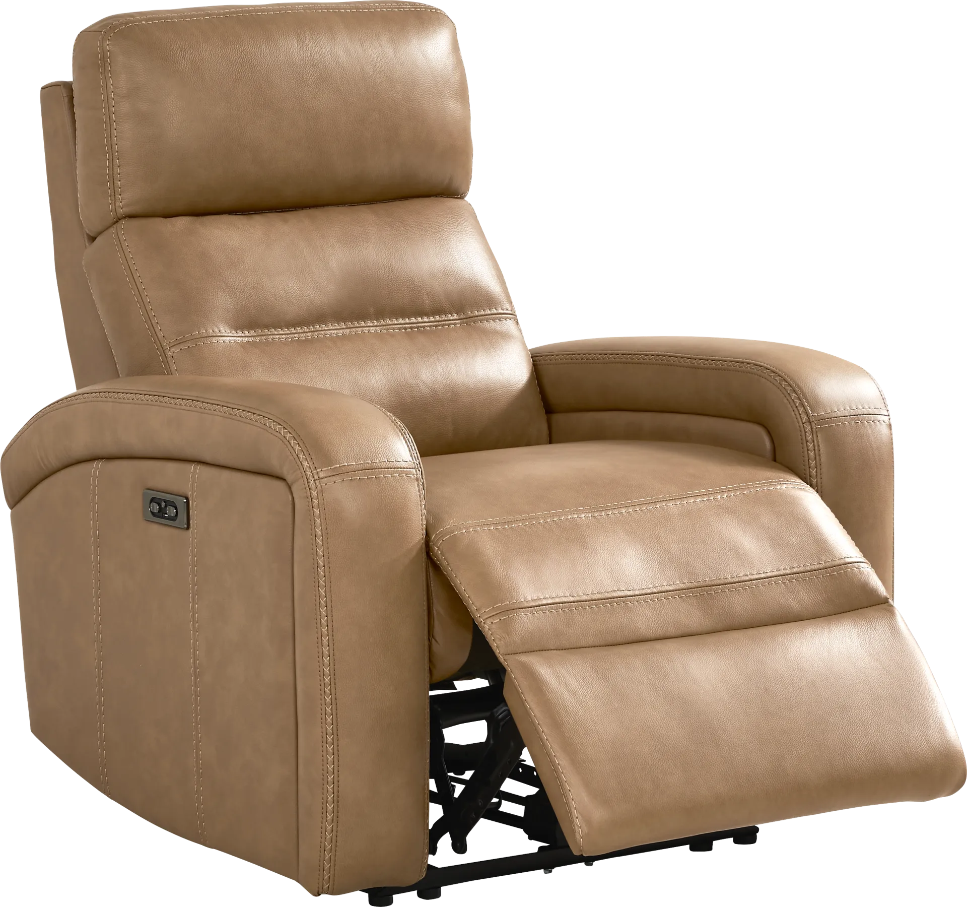 Sierra Madre Saddle Leather Dual Power Recliner - Image 2