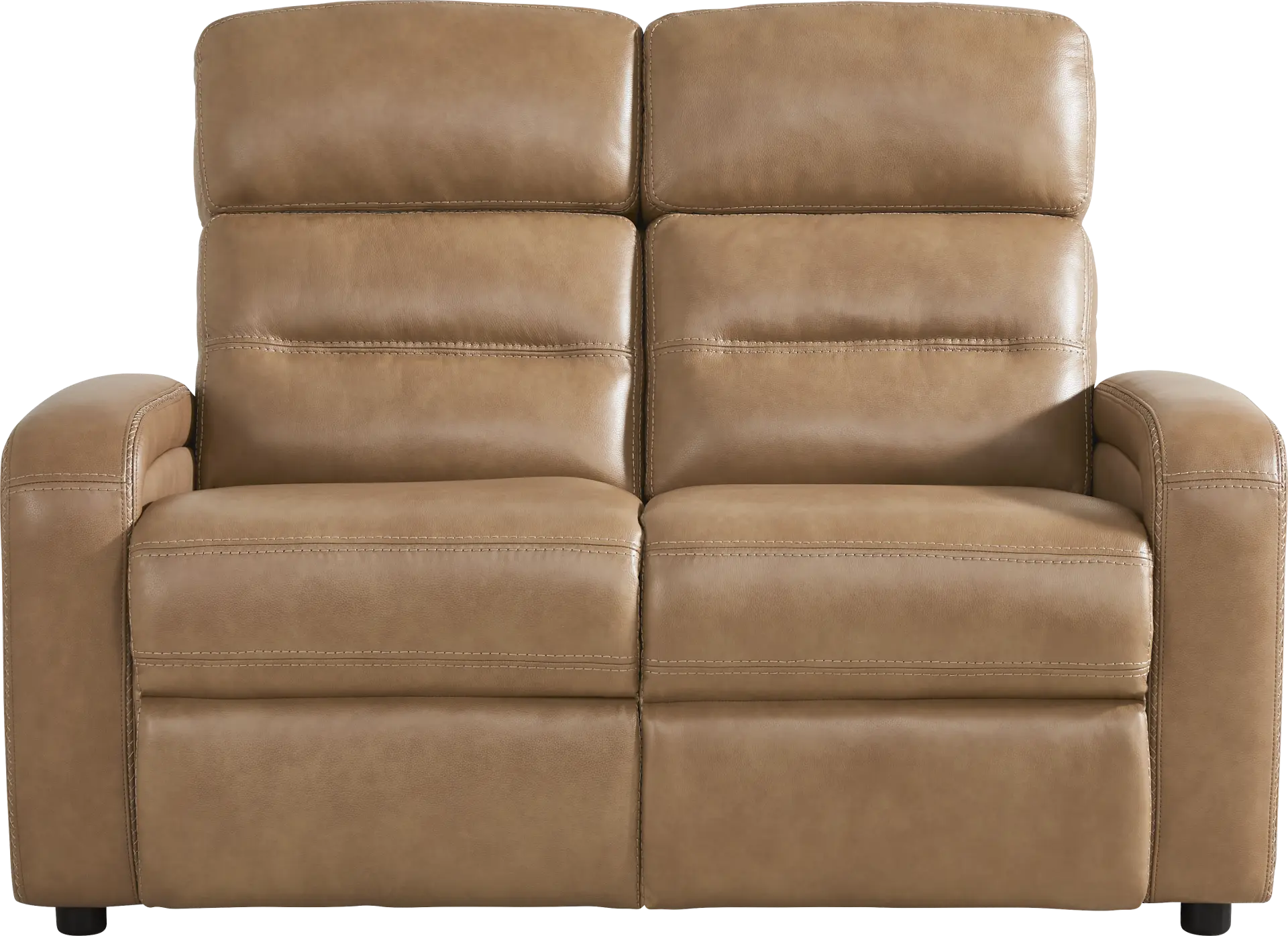 Sierra Madre Saddle Leather Loveseat