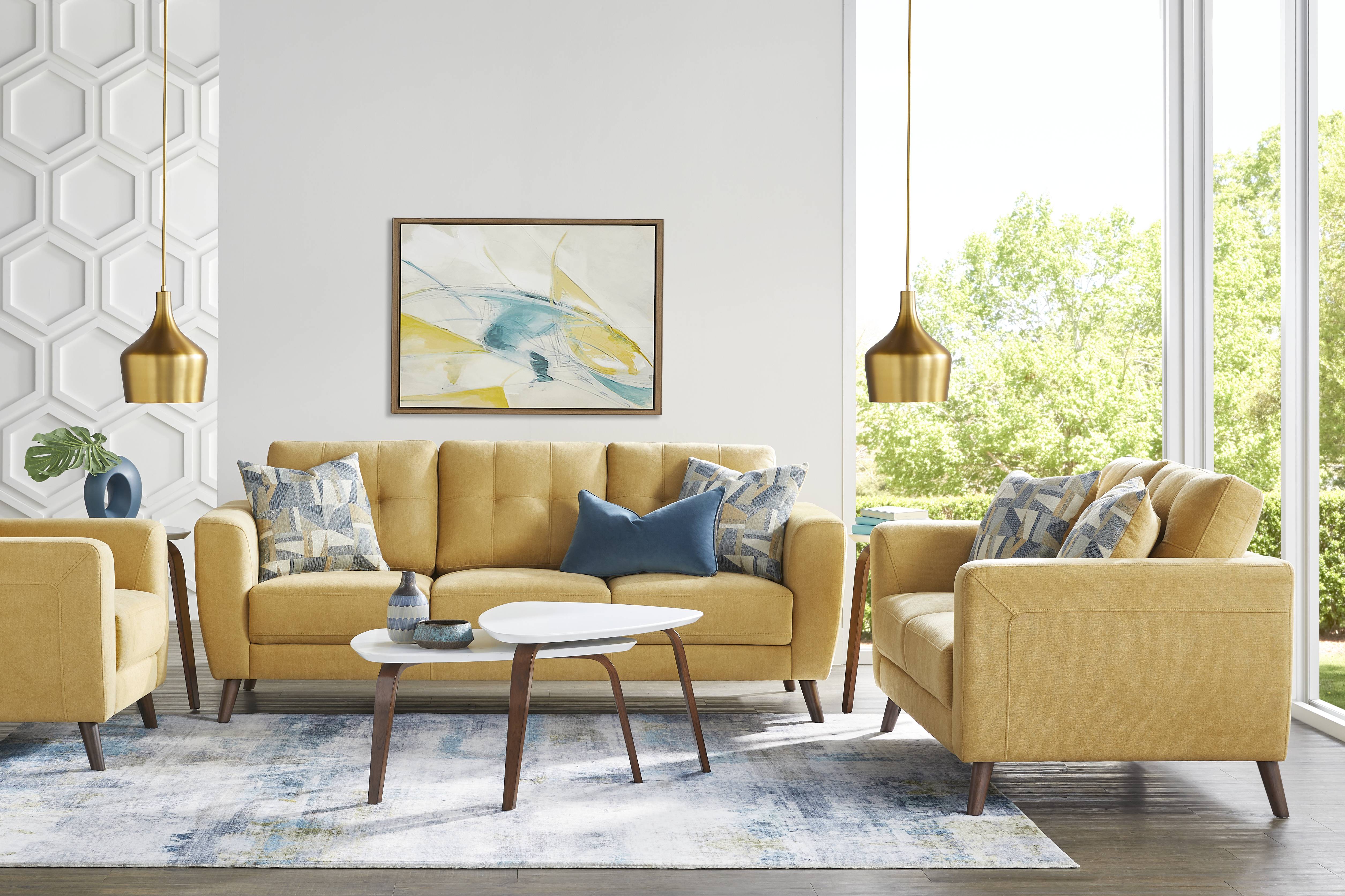 Claremont Heights Sunflower 2 Pc Living Room - Thumbnail - Image 1