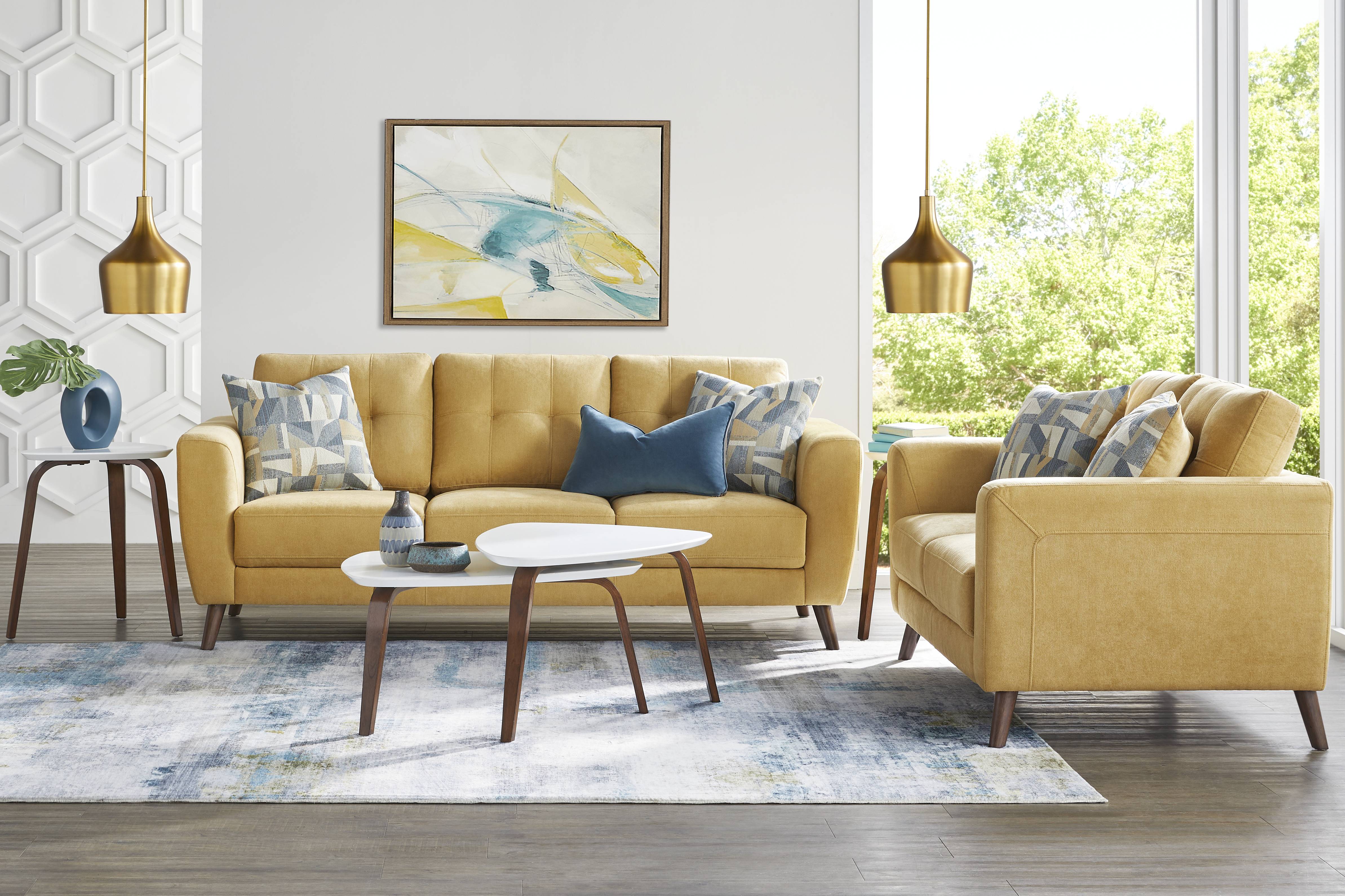 Claremont Heights Sunflower 7 Pc Living Room - Thumbnail - Image 1
