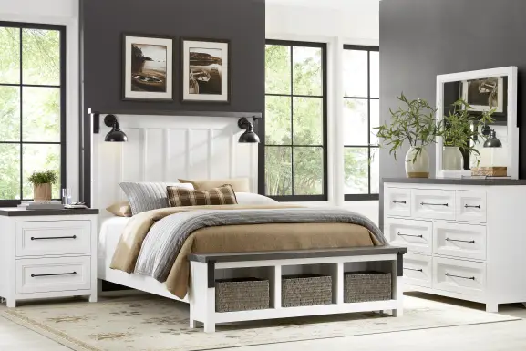 Tremblay Square White Dresser