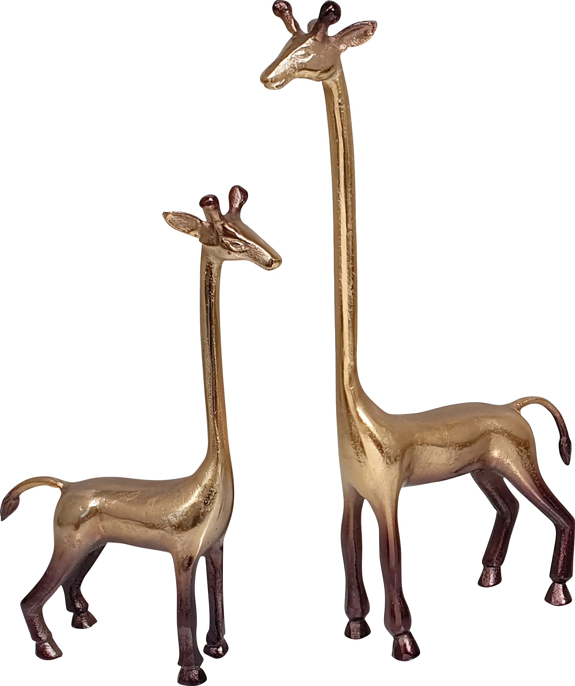 Thembeka Gold Statue, Set of 2 - Image 1