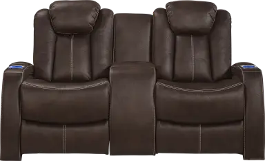 power reclining console loveseat