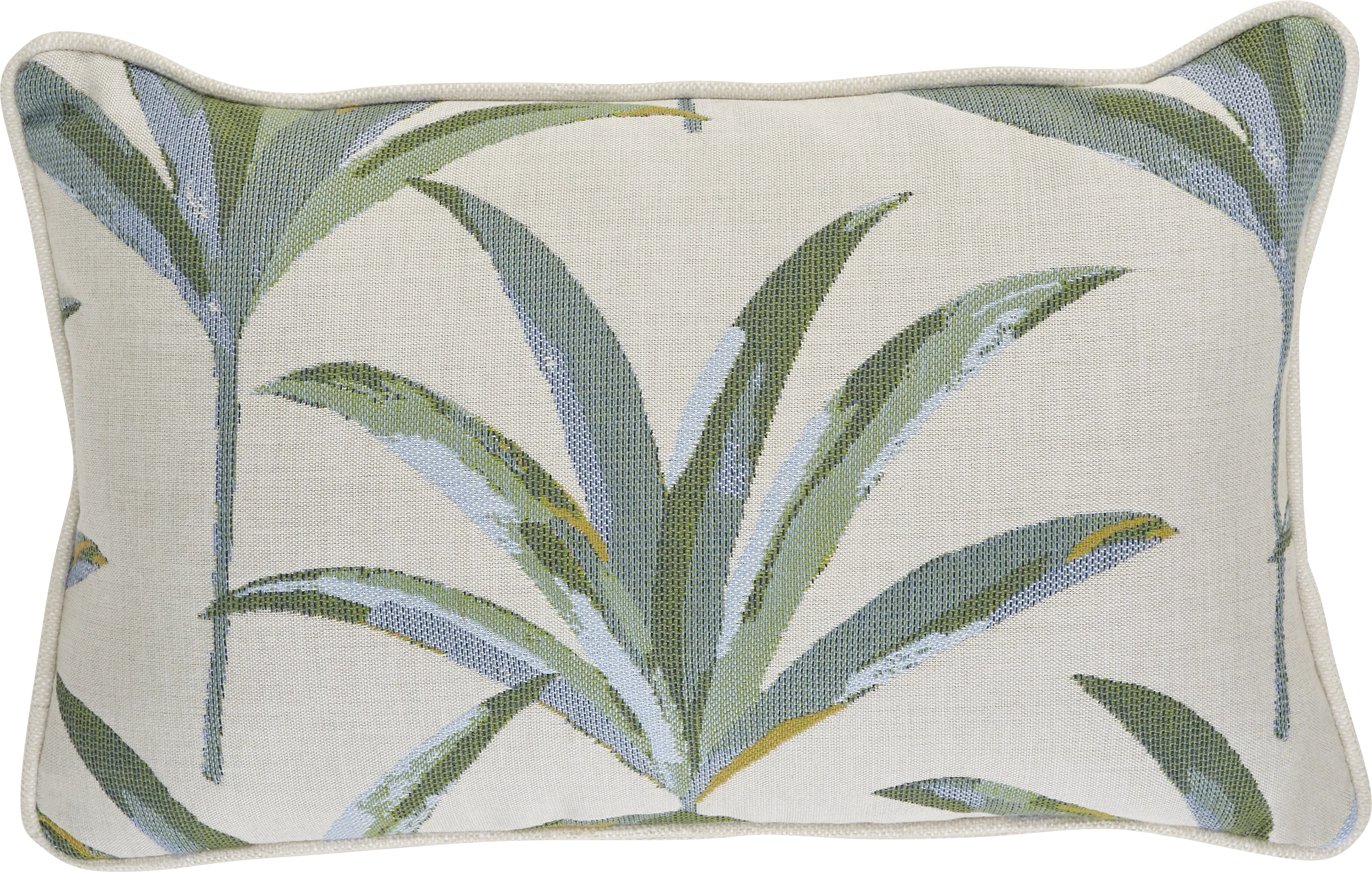 Martinique Tropics Celadon Indoor/Outdoor Accent Pillow - Thumbnail - Image 1