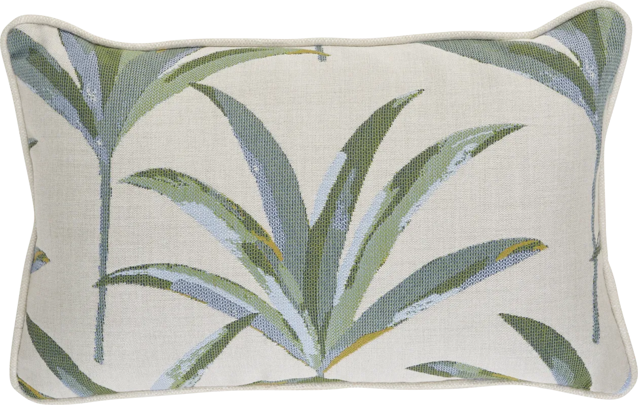 Martinique Tropics Celadon Indoor/Outdoor Accent Pillow