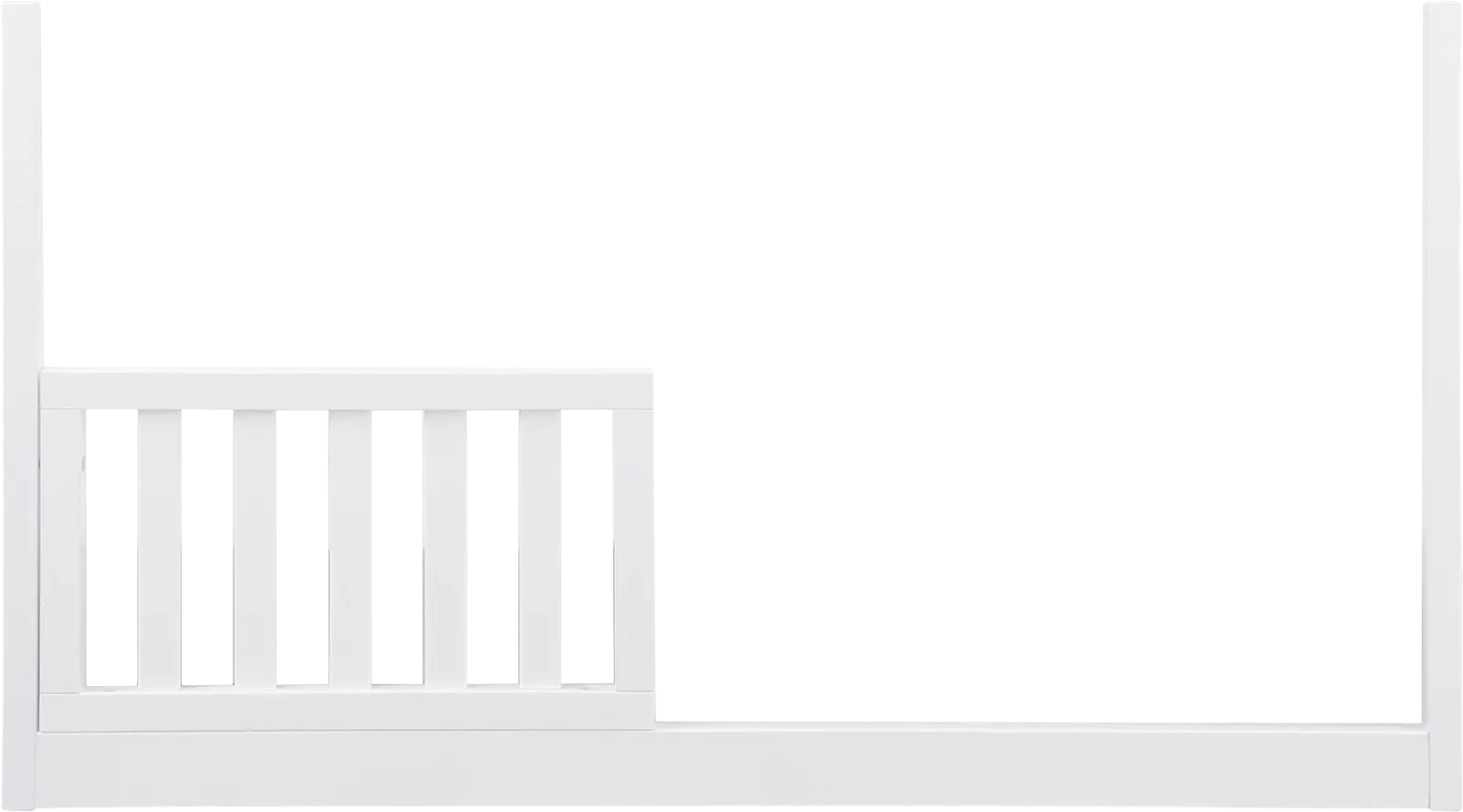 Nursery Kloe White Toddler Rail - Image 1