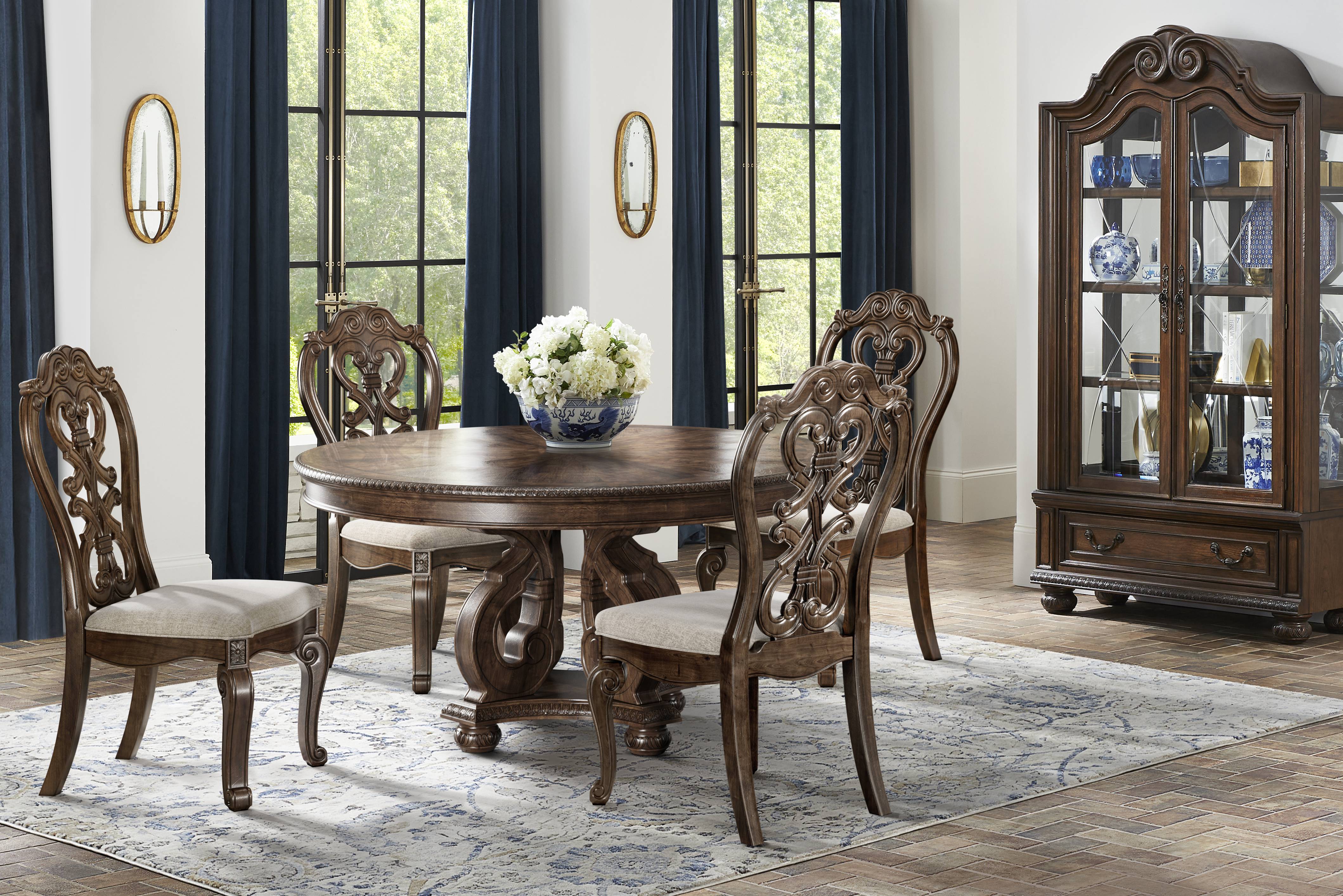 Stalton Estate Brown 5 Pc Dining Room - Thumbnail - Image 1