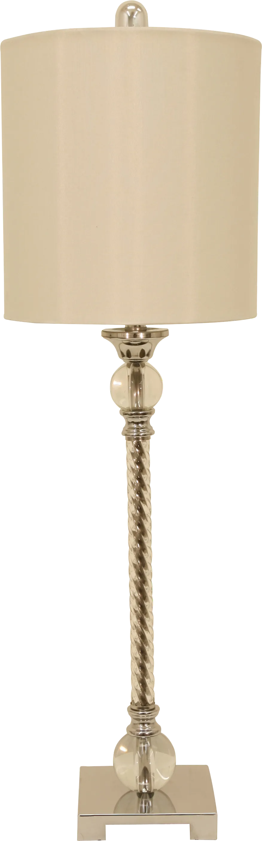 Burnwood Silver Lamp - Image 1