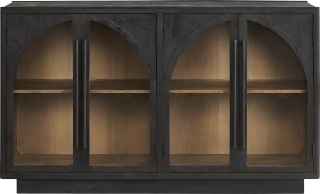 Kings Road Black Credenza