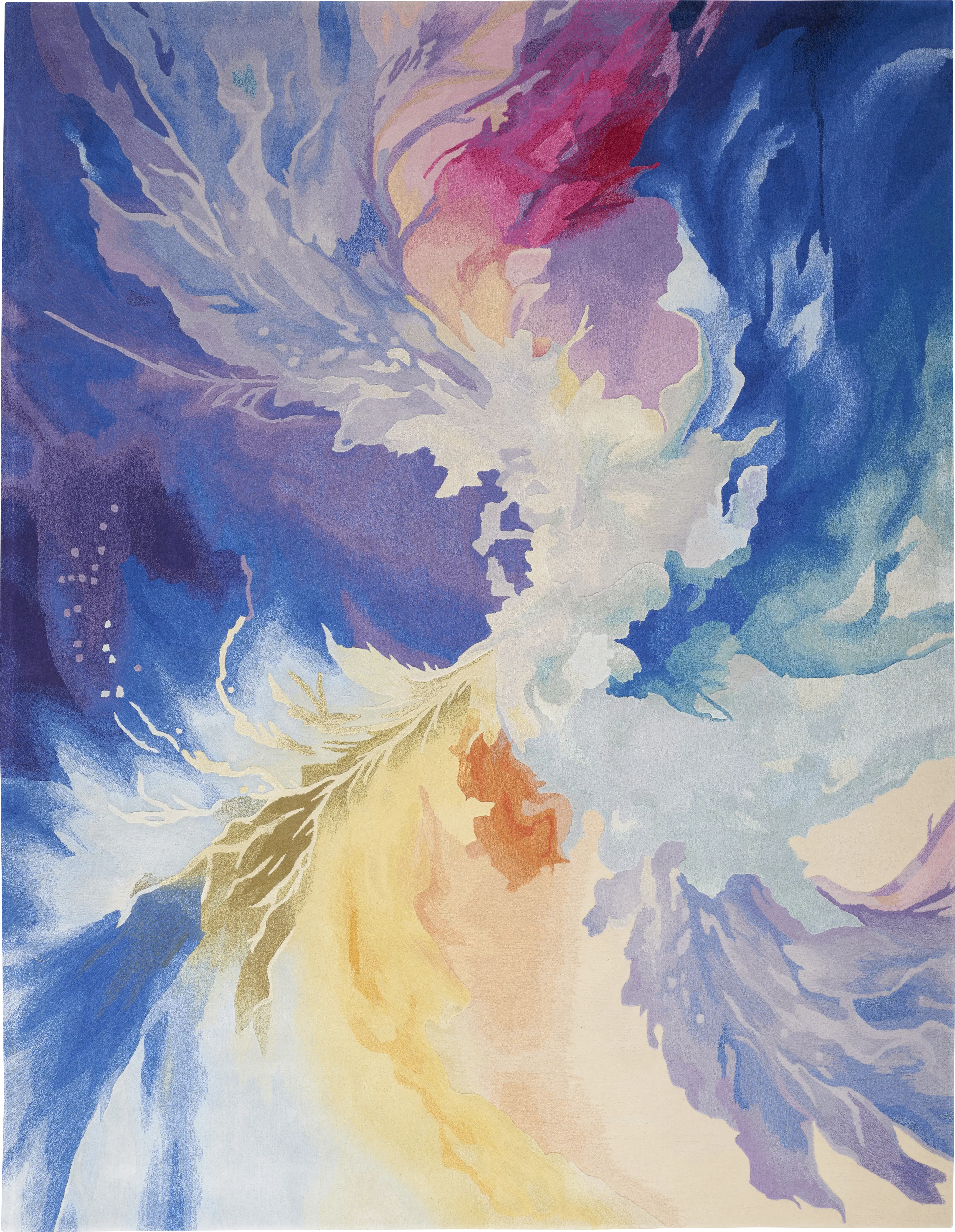 Scaqui Blue/Multi 8'6 x 11'6 Rug - Thumbnail - Image 1