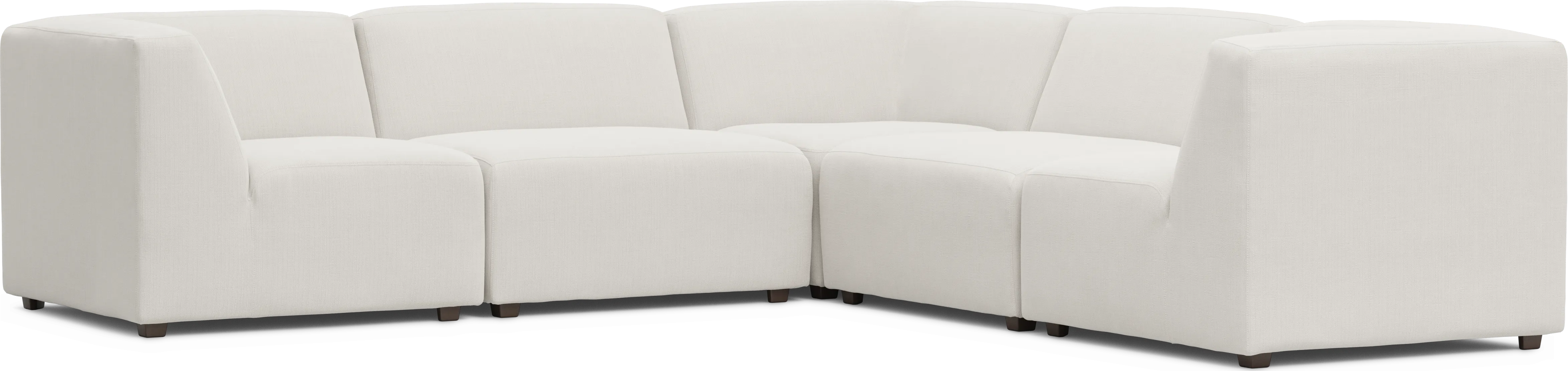 Calay 5 Pc Outdoor Sectional with Vapor Slipcovers - Thumbnail - Image 1