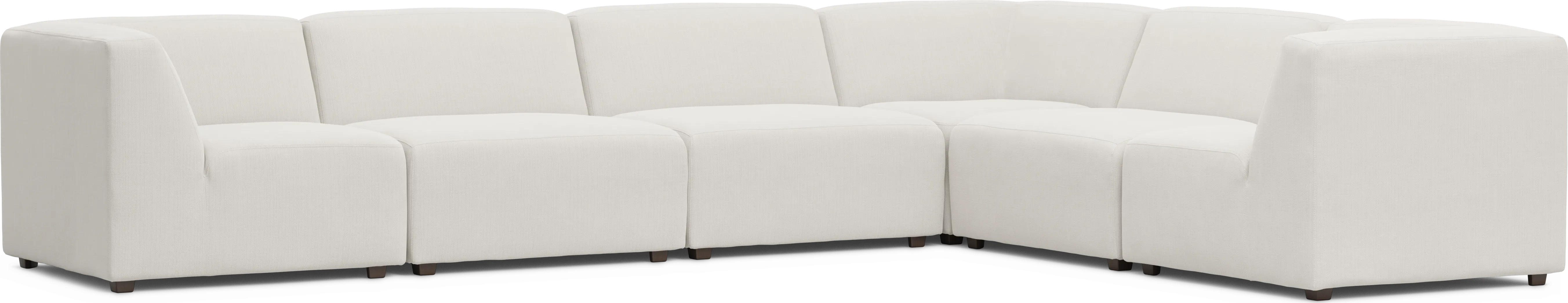 Calay 6 Pc Outdoor Sectional with Vapor Slipcovers - Thumbnail - Image 1