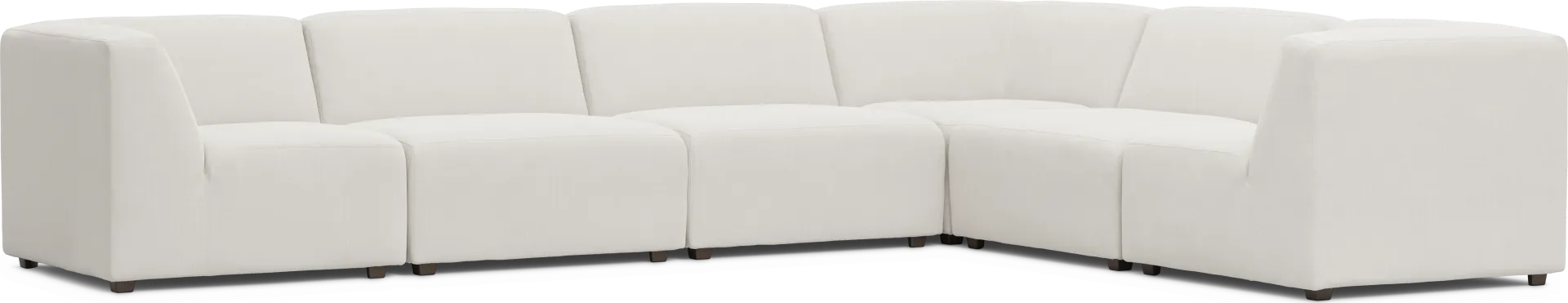 Calay 6 Pc Outdoor Sectional with Vapor Slipcovers - Image 2