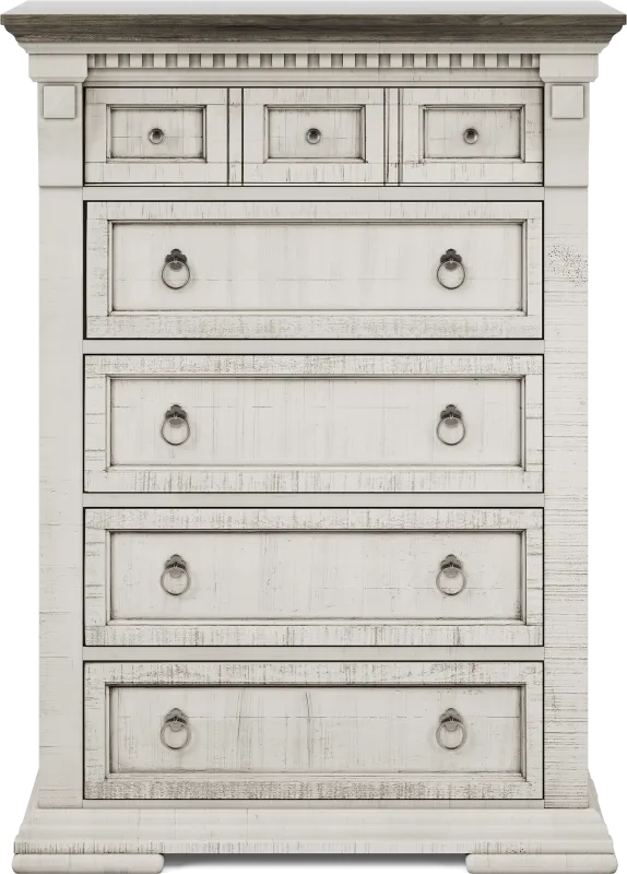 Crestwell Manor White Chest