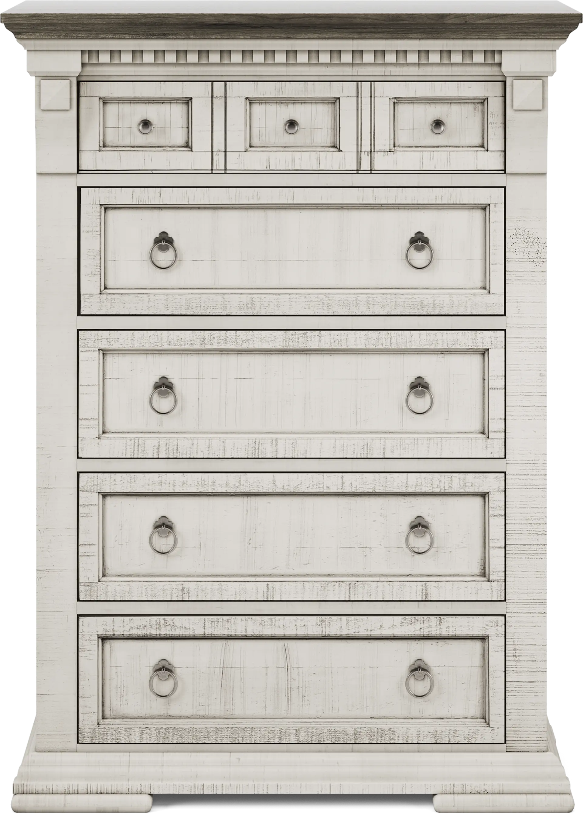 Crestwell Manor White Chest