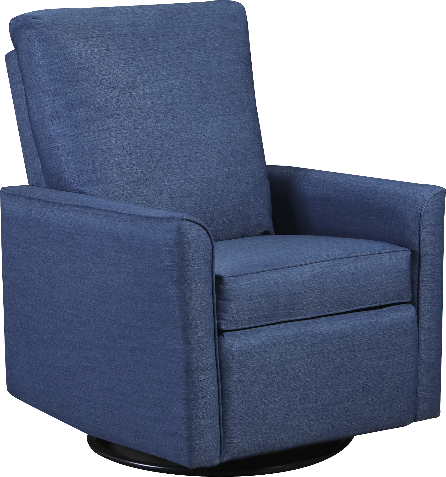 Nursery Cosonee Blue Swivel Recliner - Image 1