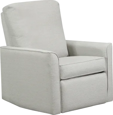 Nursery Cosonee Light Gray Swivel Recliner