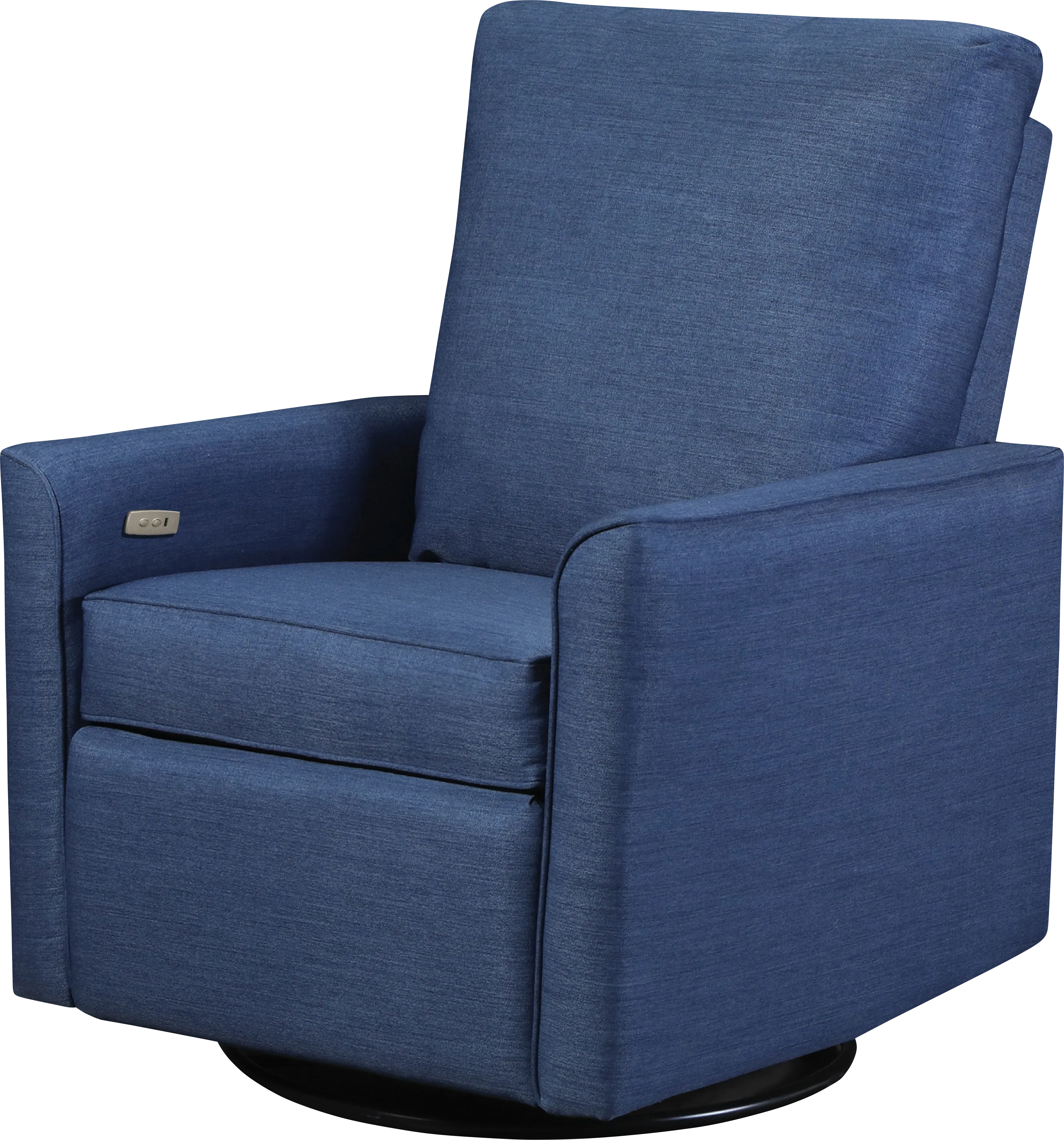 Nursery Winddon Blue Power Swivel Recliner - Thumbnail - Image 1