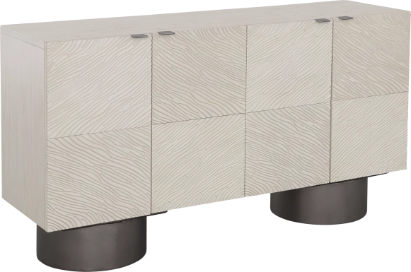 Shirecliffe White Credenza