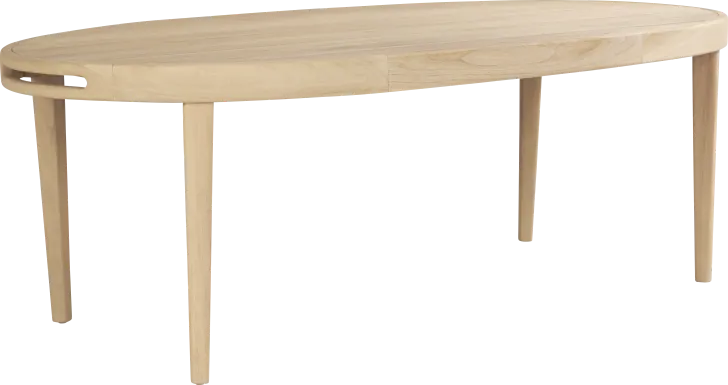 Riva Blonde Oval Outdoor Dining Table