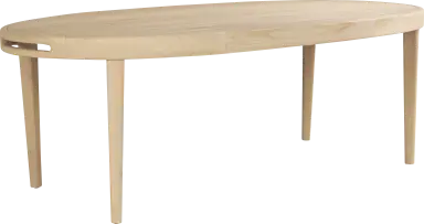 oval dining table