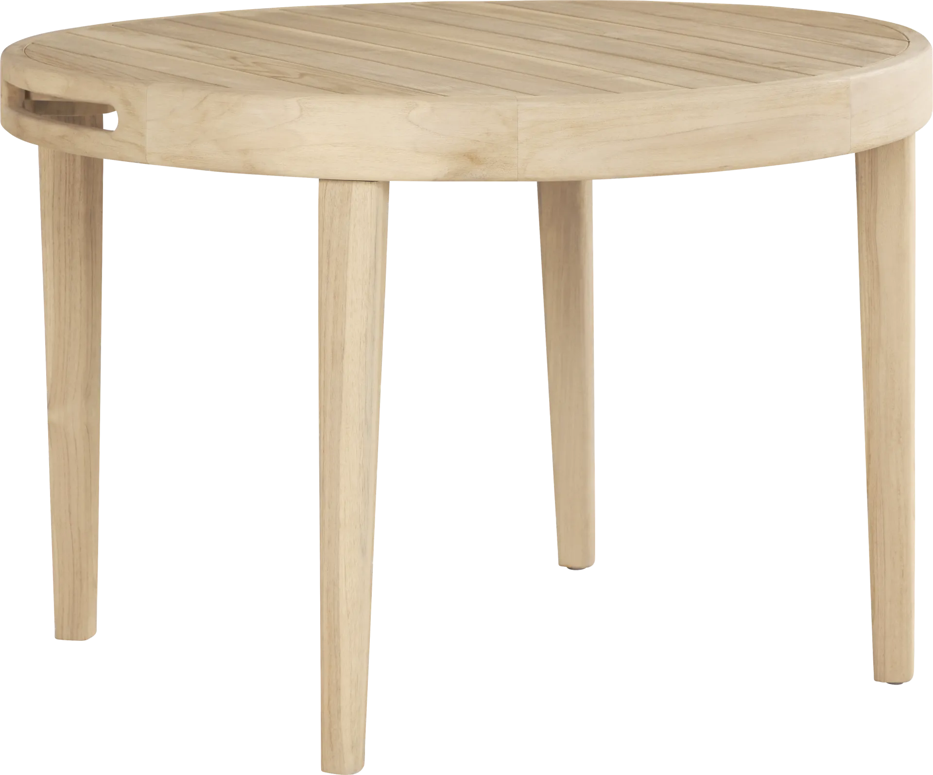 Riva Blonde Round Outdoor Dining Table - Image 1