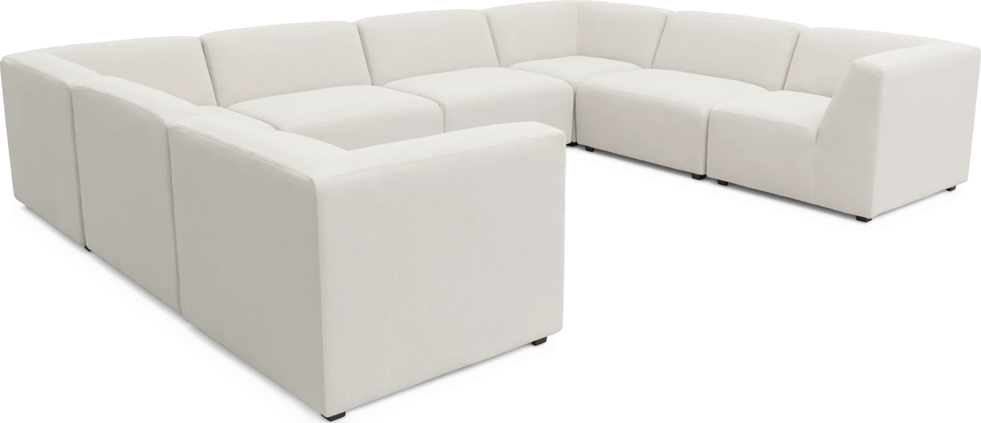 Calay 8 Pc Outdoor Sectional with Vapor Slipcovers - Image 2
